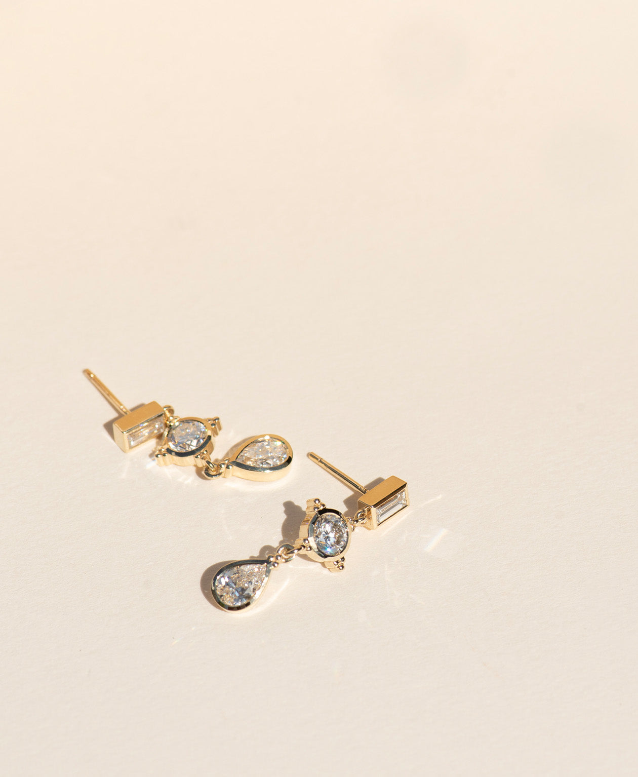 Ensemble Drops II - 9k Yellow Gold, Lab Grown Diamond