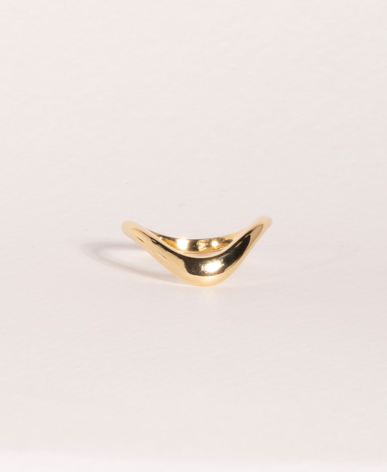 Eternal Tide Band - 18k Yellow Gold, Plain Gold