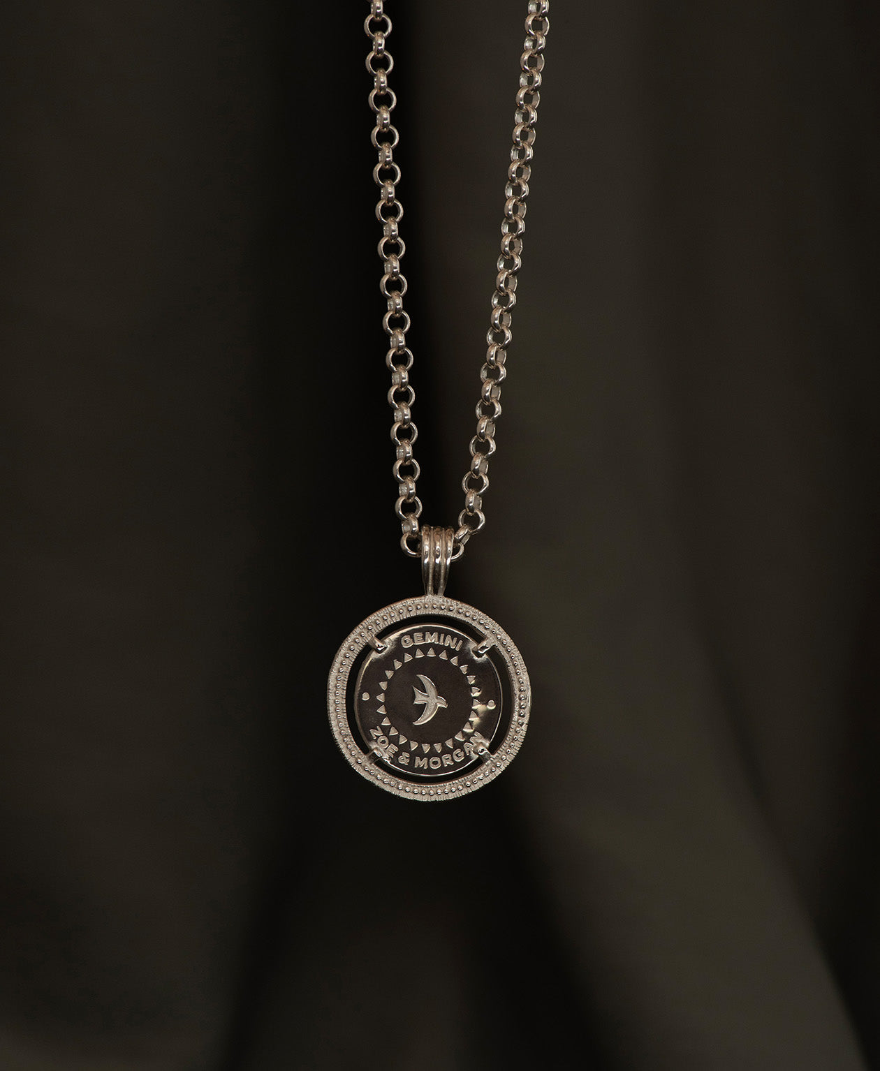 Gemini Necklace - 925 Sterling Silver