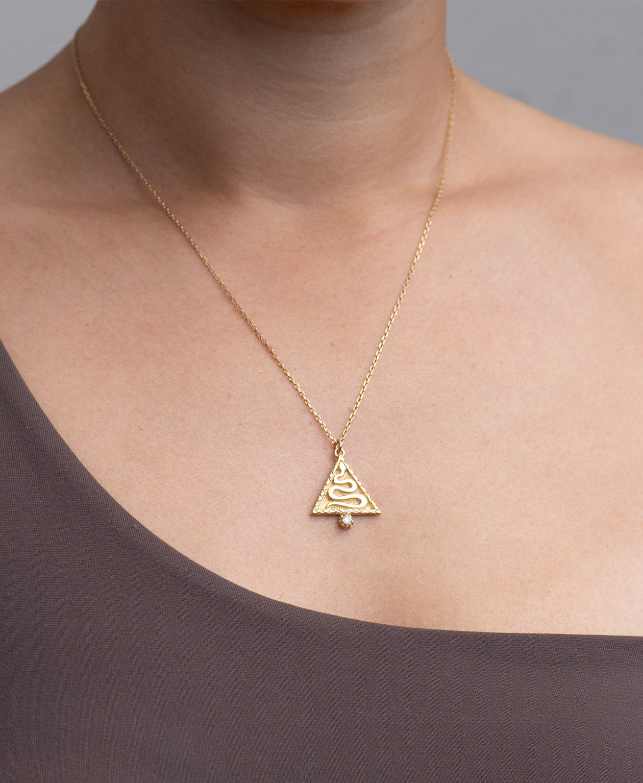 Z&M X Kirsty Gallagher The Goddess Path Necklace - 22k Gold Vermeil, Mary Magdalene Engraving