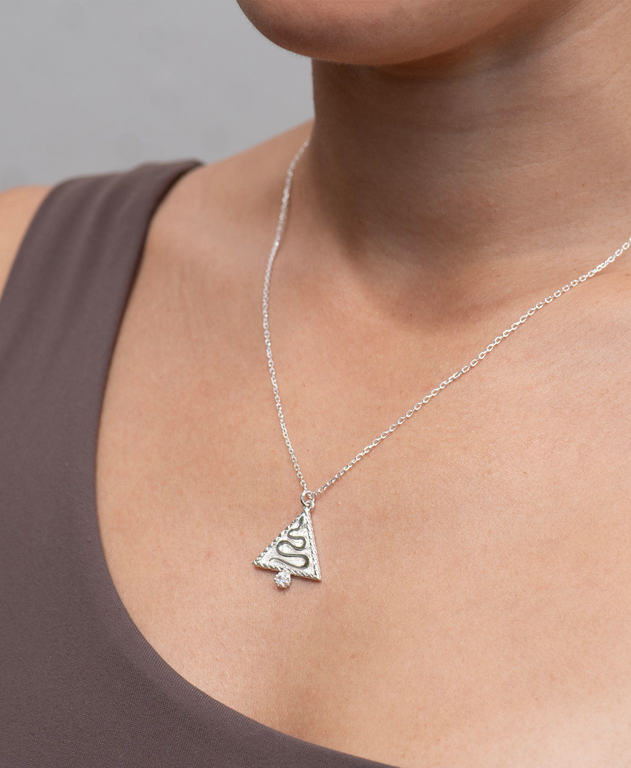 Z&M X Kirsty Gallagher The Goddess Path Necklace - 925 Sterling Silver, Mary Magdalene Engraving