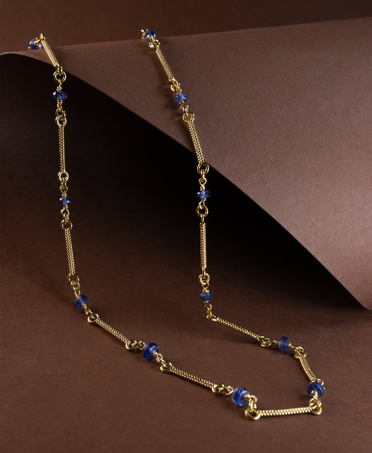 Clio Chain - 22k Gold Vermeil, Kyanite
