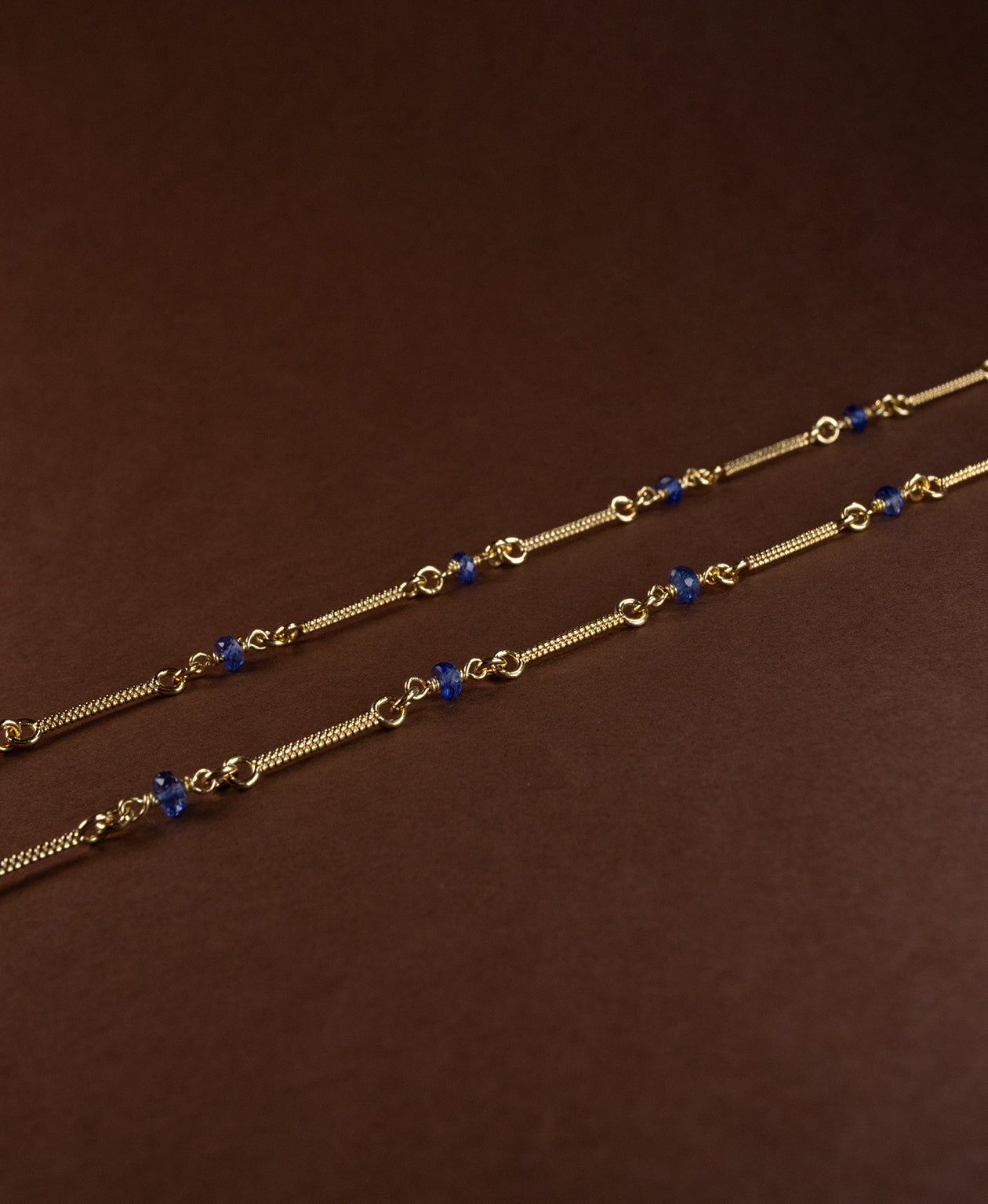 Clio Chain - 22k Gold Vermeil, Kyanite