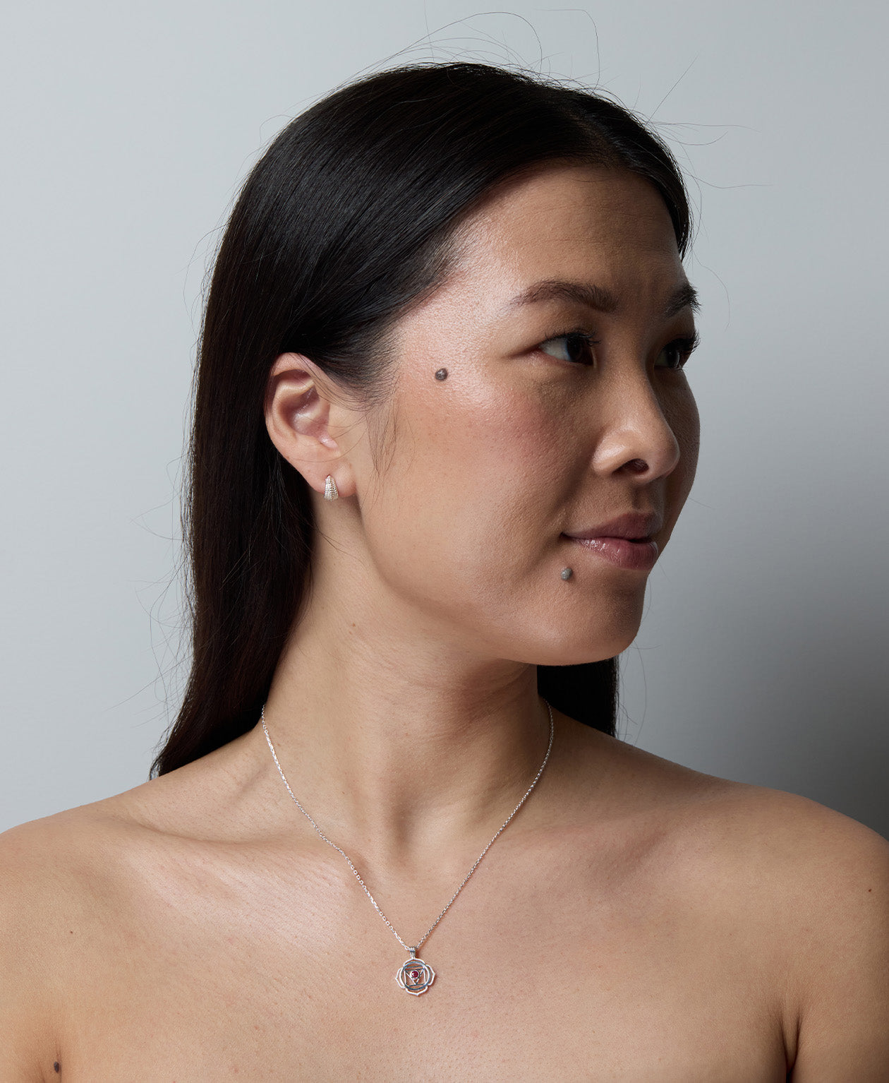 Grounding Chakra Necklace - 925 Sterling Silver