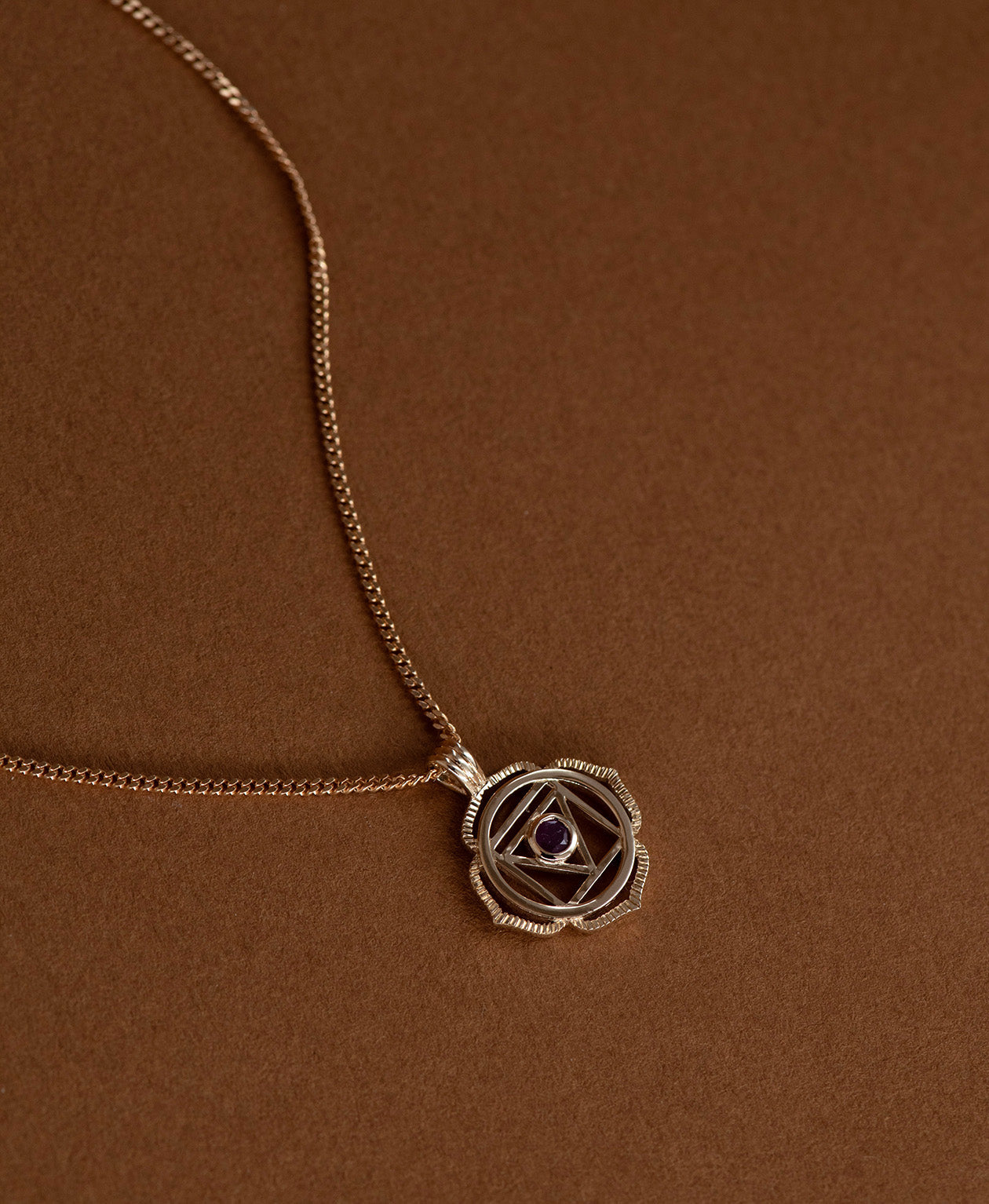 Grounding Chakra Necklace - 9k Yellow Gold