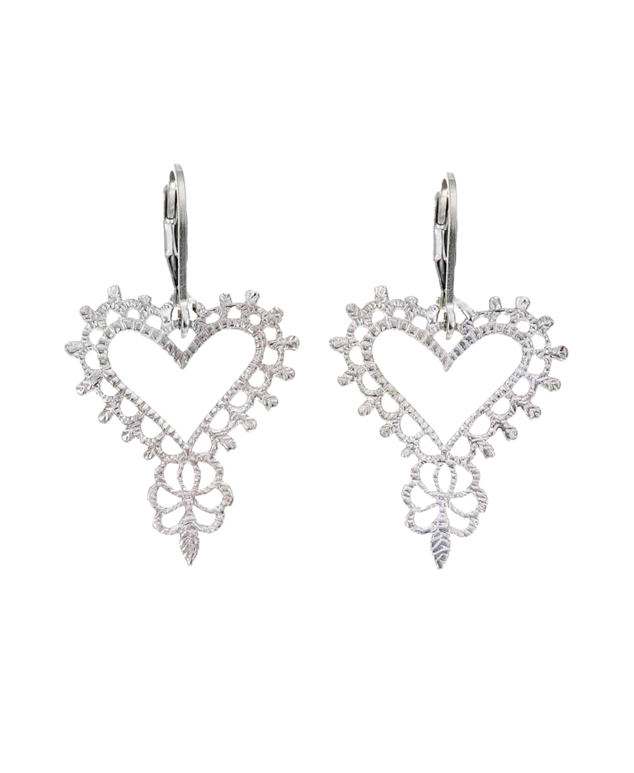 Heart Earrings - 925 Sterling Silver