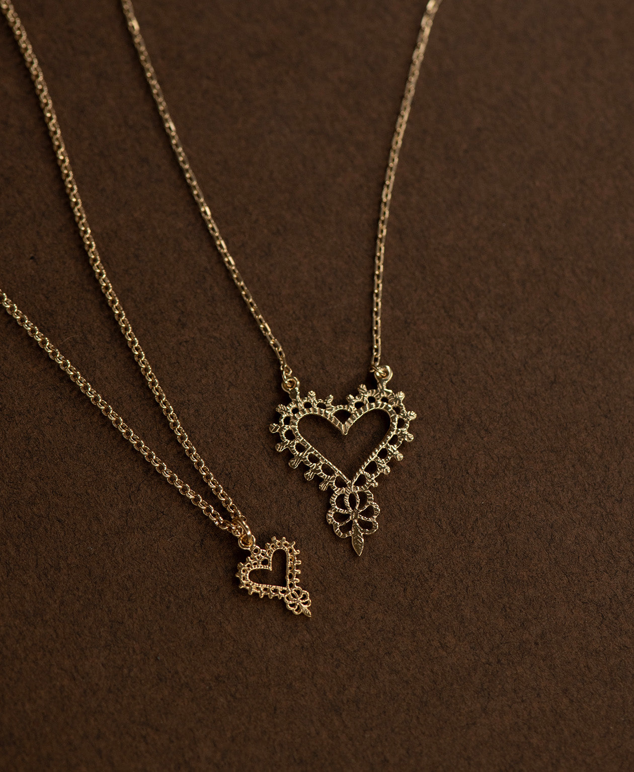 Heart Necklace - 22k Gold Vermeil