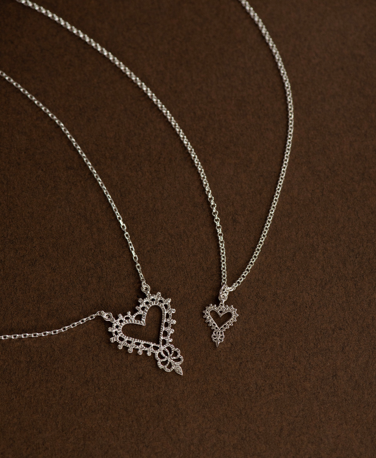 Mini Heart Necklace - 925 Sterling Silver