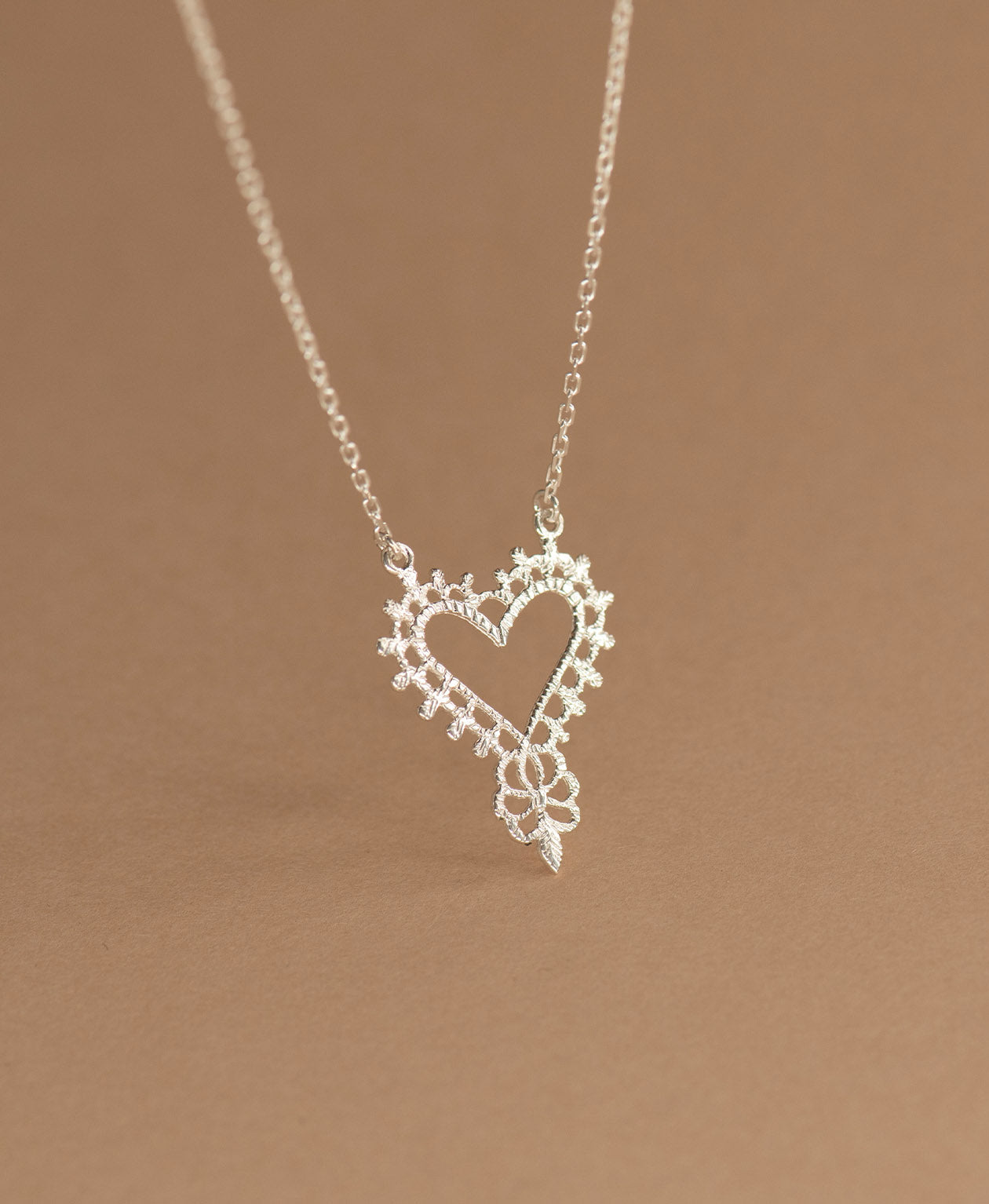 Heart Necklace - 925 Sterling Silver