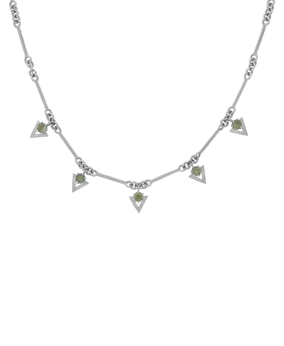 Hyacinth Necklace - 925 Sterling Silver, Apatite