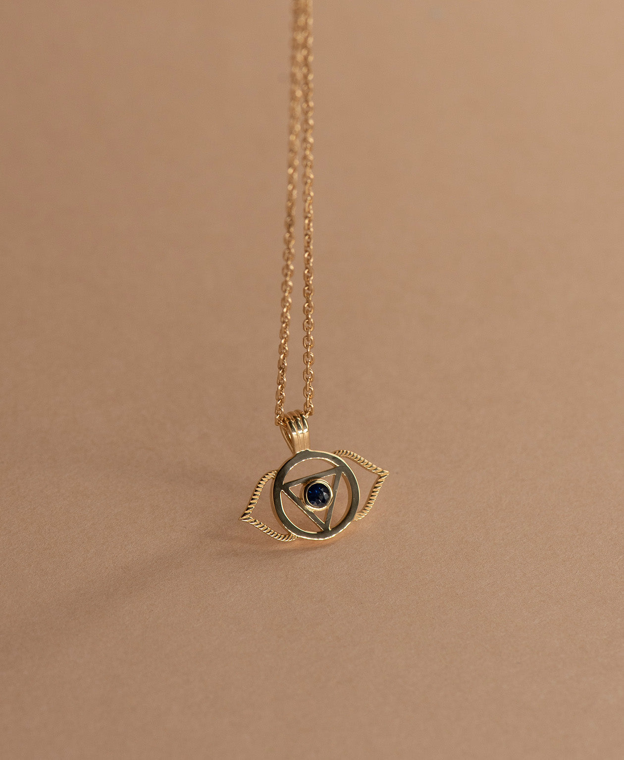 Intuition Chakra Necklace - 22k Gold Vermeil