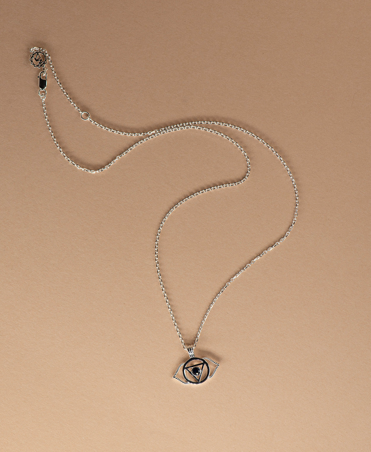 Intuition Chakra Necklace - 925 Sterling Silver