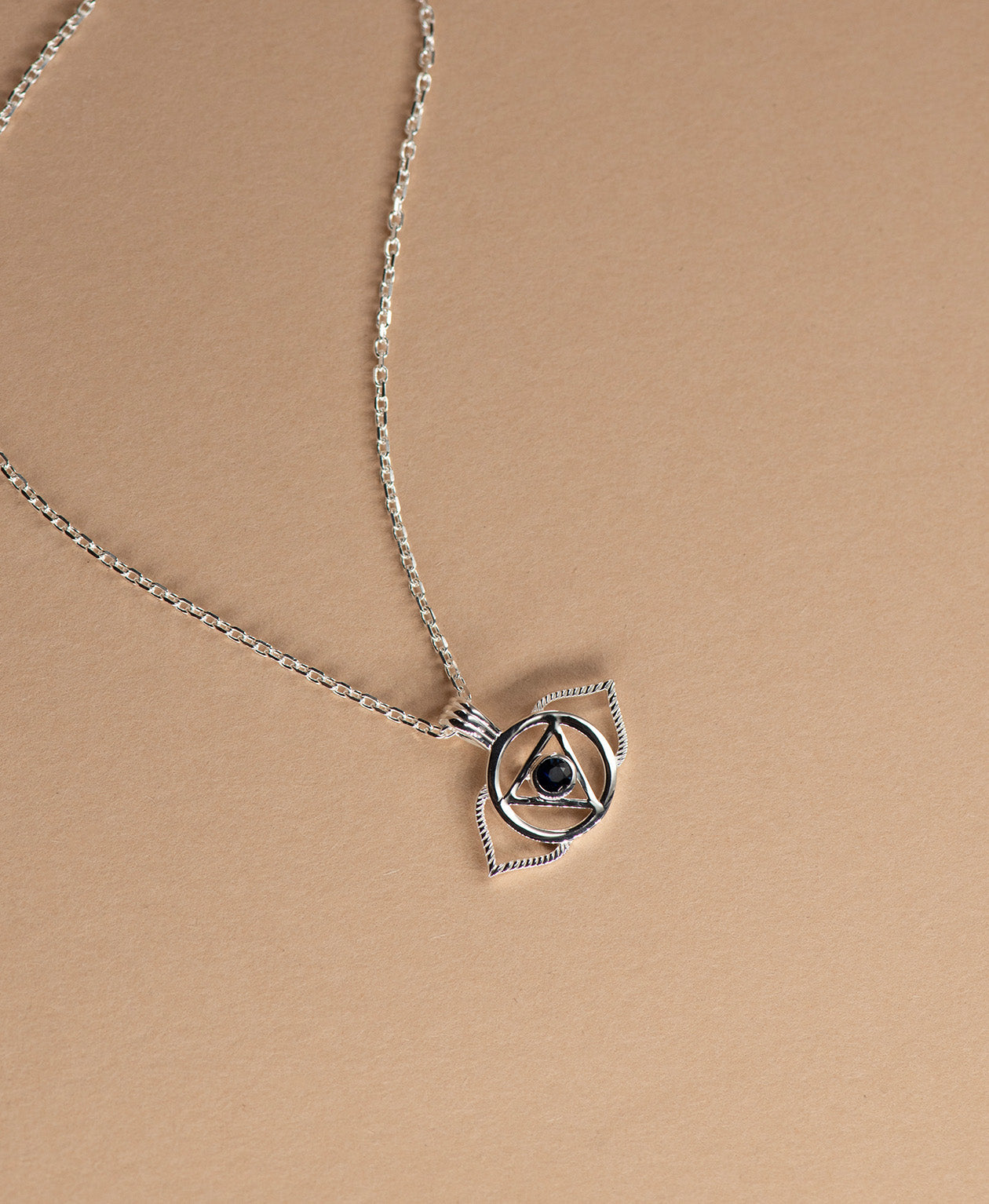 Intuition Chakra Necklace - 925 Sterling Silver