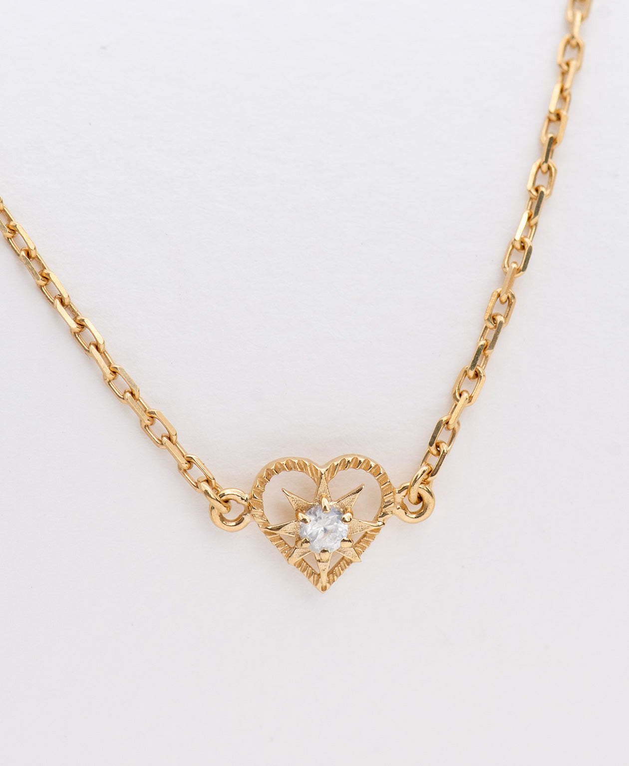 Kind Heart Bracelet - 22k Gold Vermeil, White Zircon
