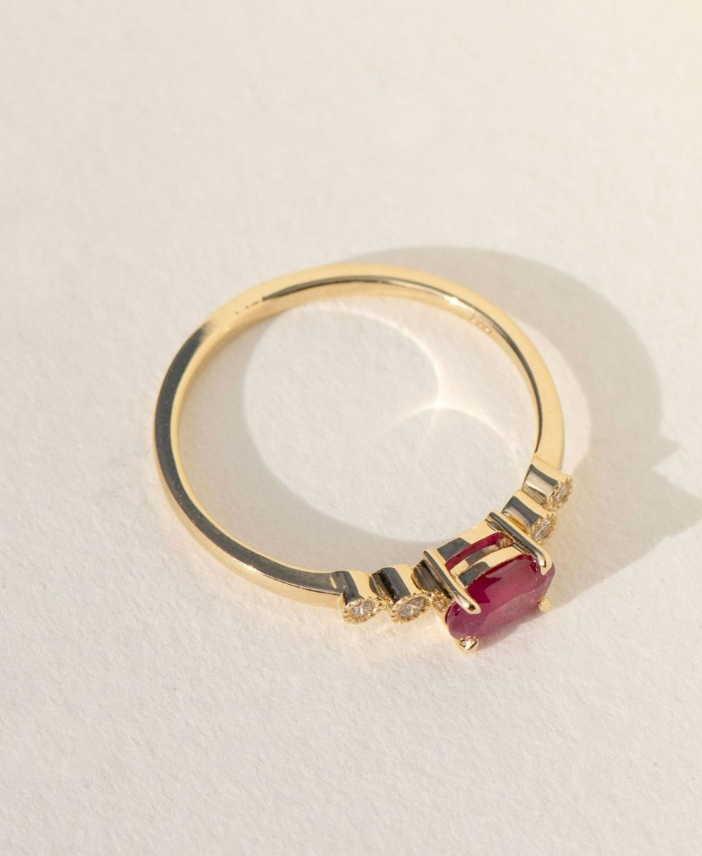 Limited Edition 157 - 18k Yellow Gold, Ruby