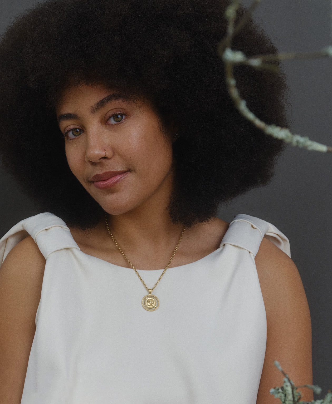 Libra Necklace - 22k Gold Vermeil