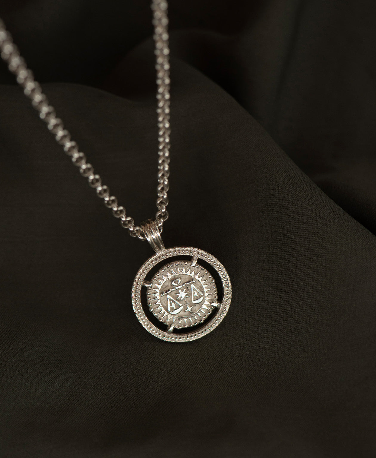 Libra Necklace - 925 Sterling Silver