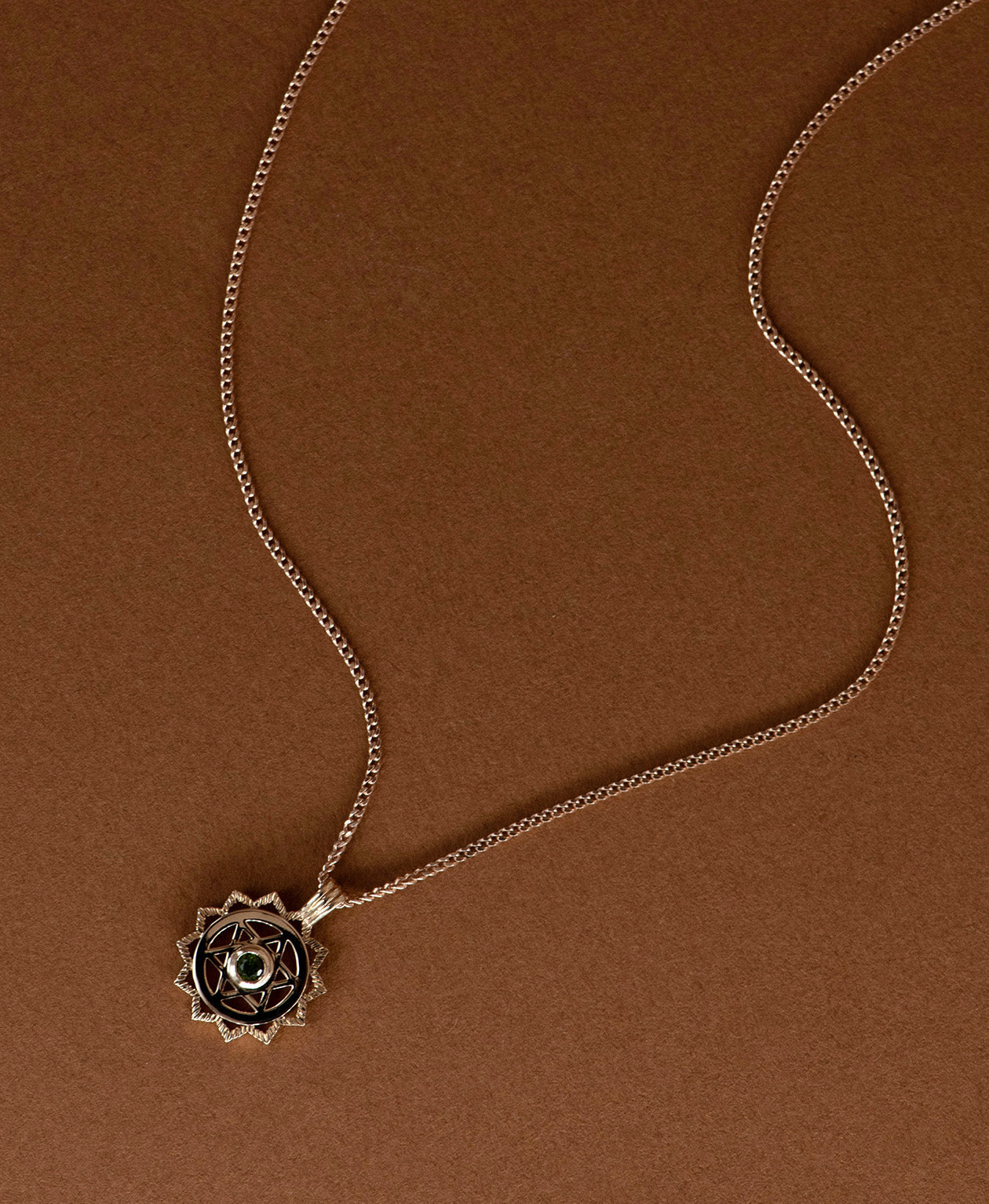 Love Chakra Necklace - 9k Yellow Gold