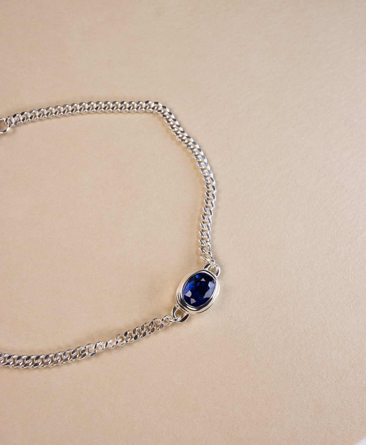 Malu Bracelet - 925 Sterling Silver, Kyanite