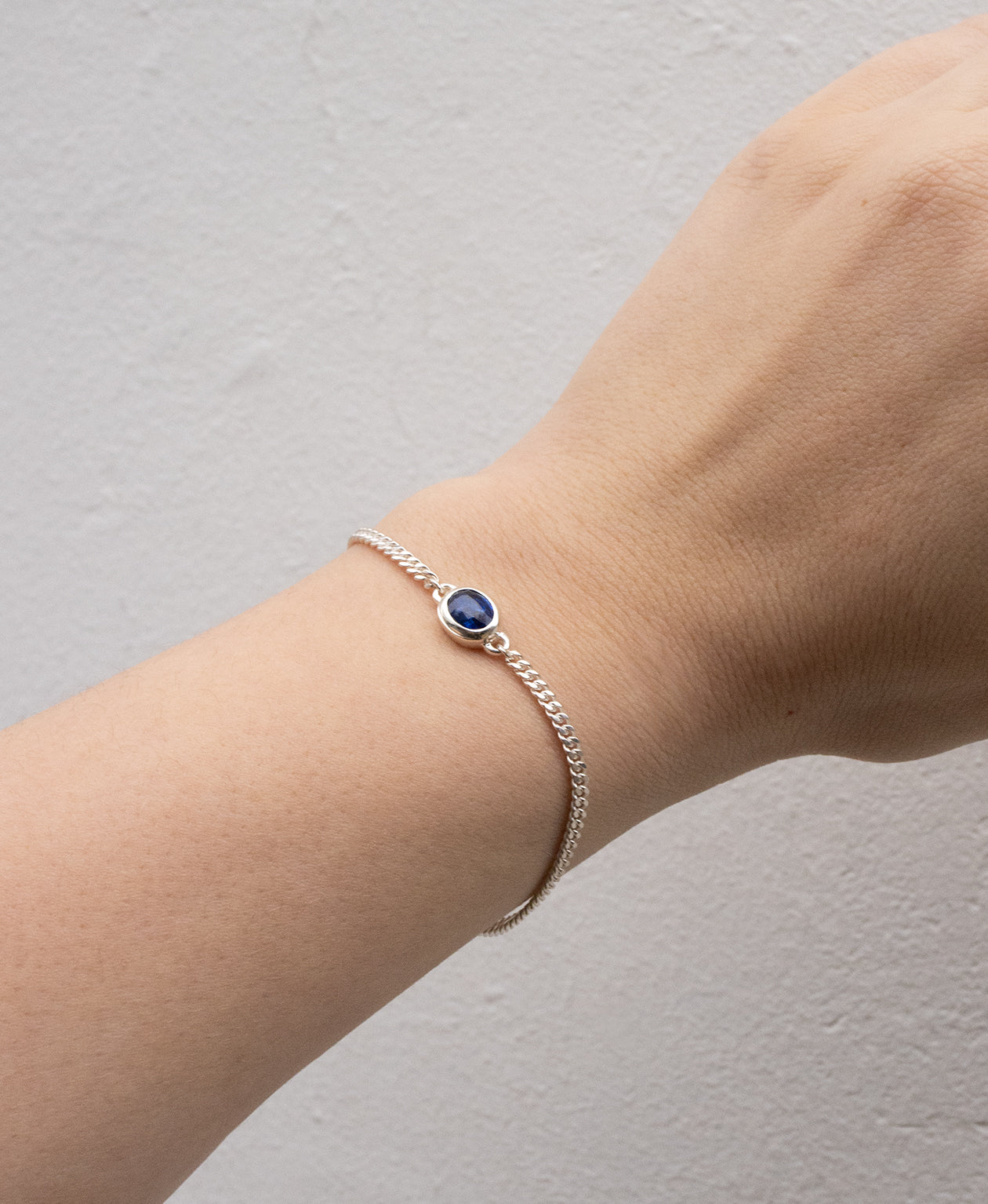 Malu Bracelet - 925 Sterling Silver, Kyanite