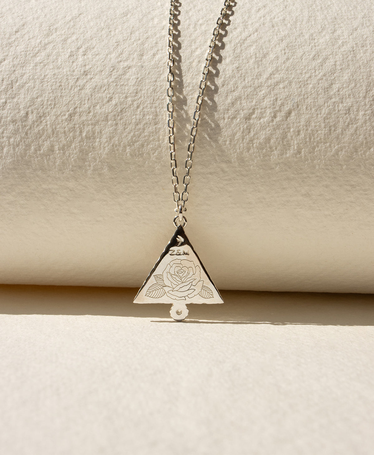 Z&M X Kirsty Gallagher The Goddess Path Necklace - 925 Sterling Silver, Mary Magdalene Engraving