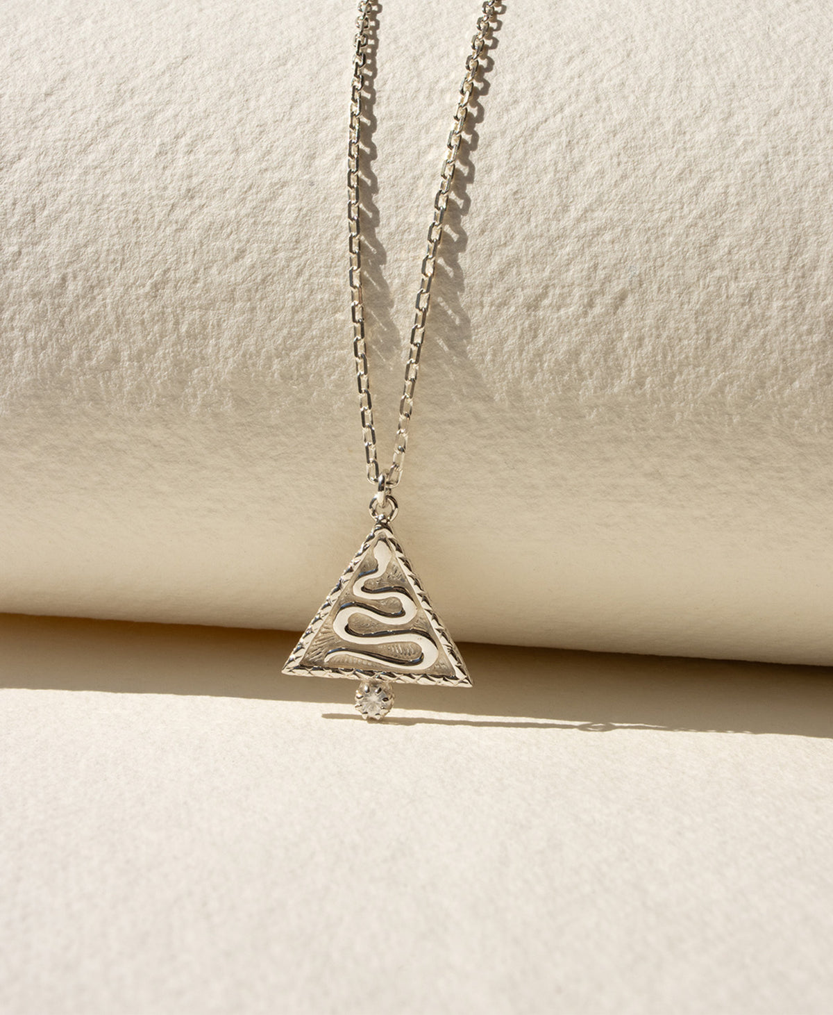 Z&M X Kirsty Gallagher The Goddess Path Necklace - 925 Sterling Silver, Mary Magdalene Engraving