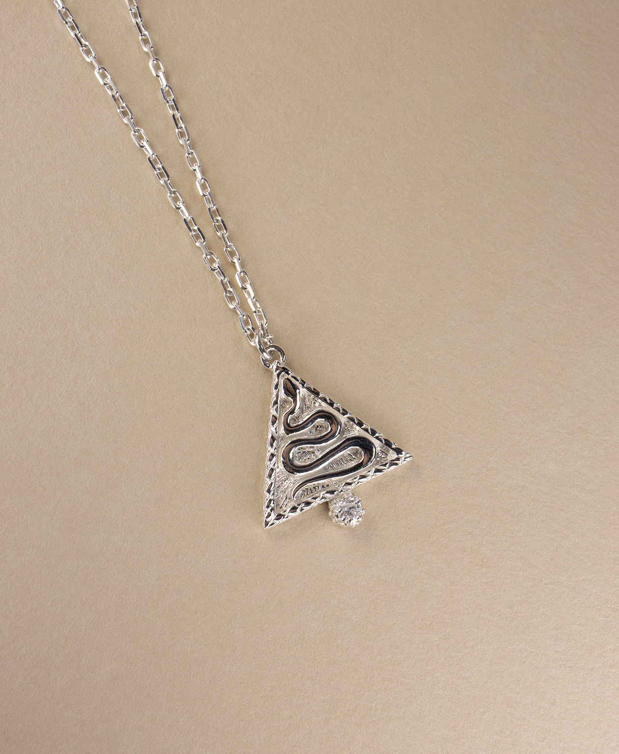 Z&M X Kirsty Gallagher The Goddess Path Necklace - 925 Sterling Silver, Mary Magdalene Engraving