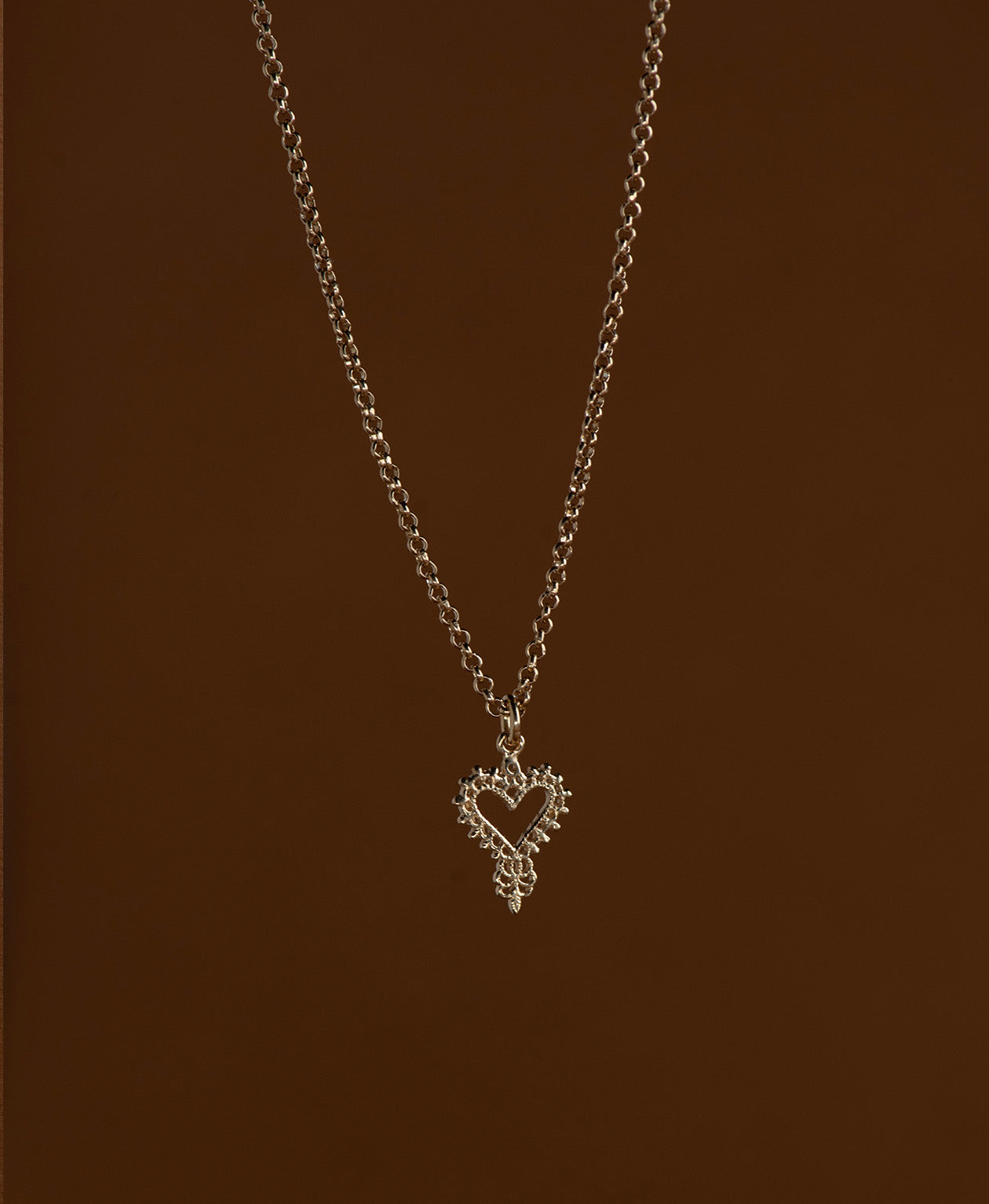 Mini Heart Necklace - 22k Gold Vermeil