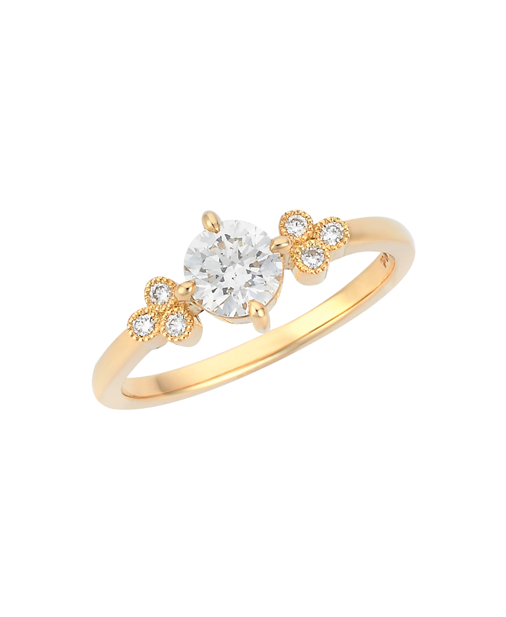 Mon Cheri Engagement Ring - 18k Yellow Gold, Diamond 0.51 carat