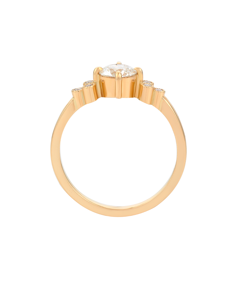 Mon Cheri Engagement Ring - 18k Yellow Gold, Diamond 0.51 carat