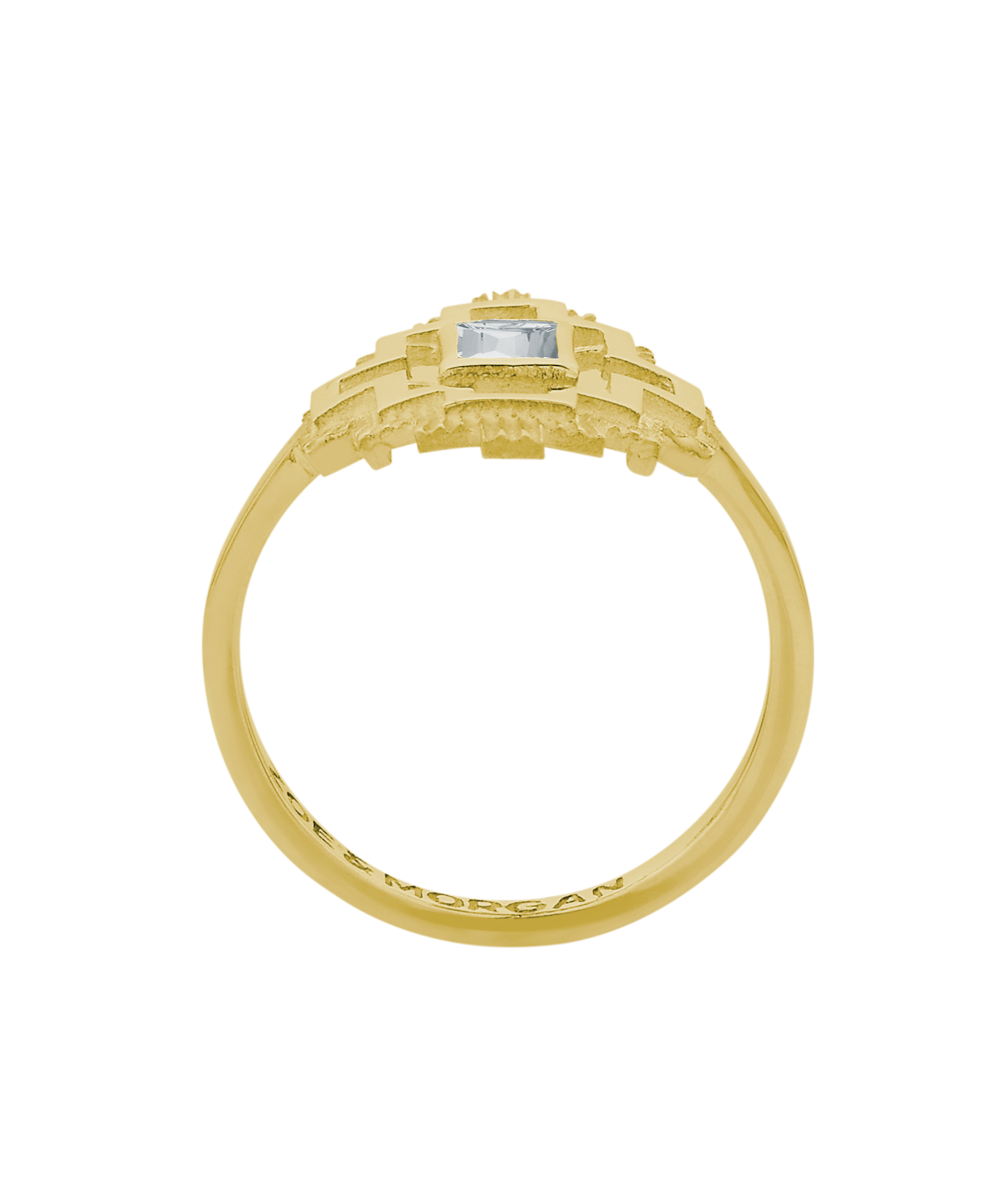 Munay Ring - 22k Gold Vermeil, Aquamarine