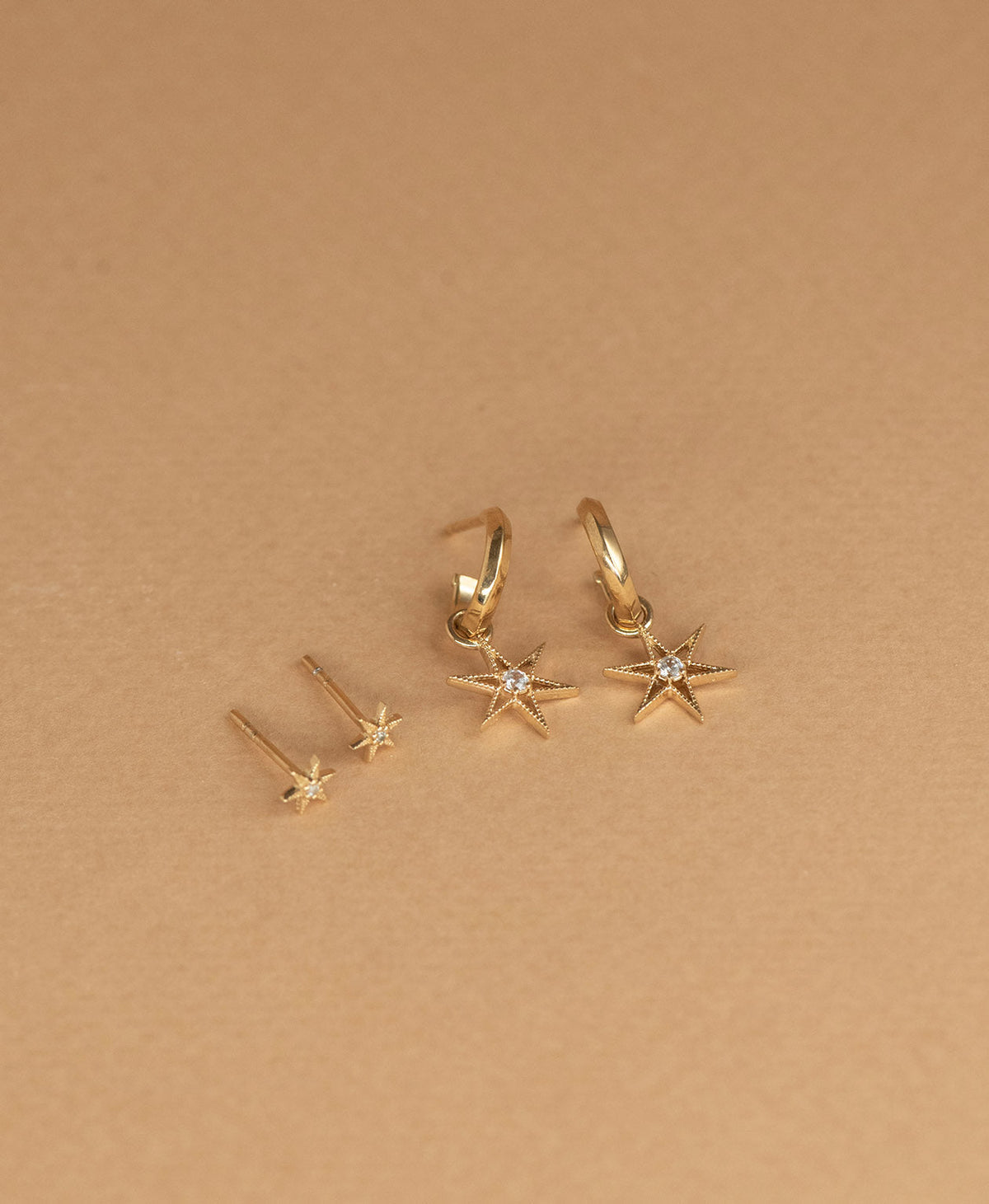 No Star Like Hoop and Stud Gift Set - 22k Gold Vermeil
