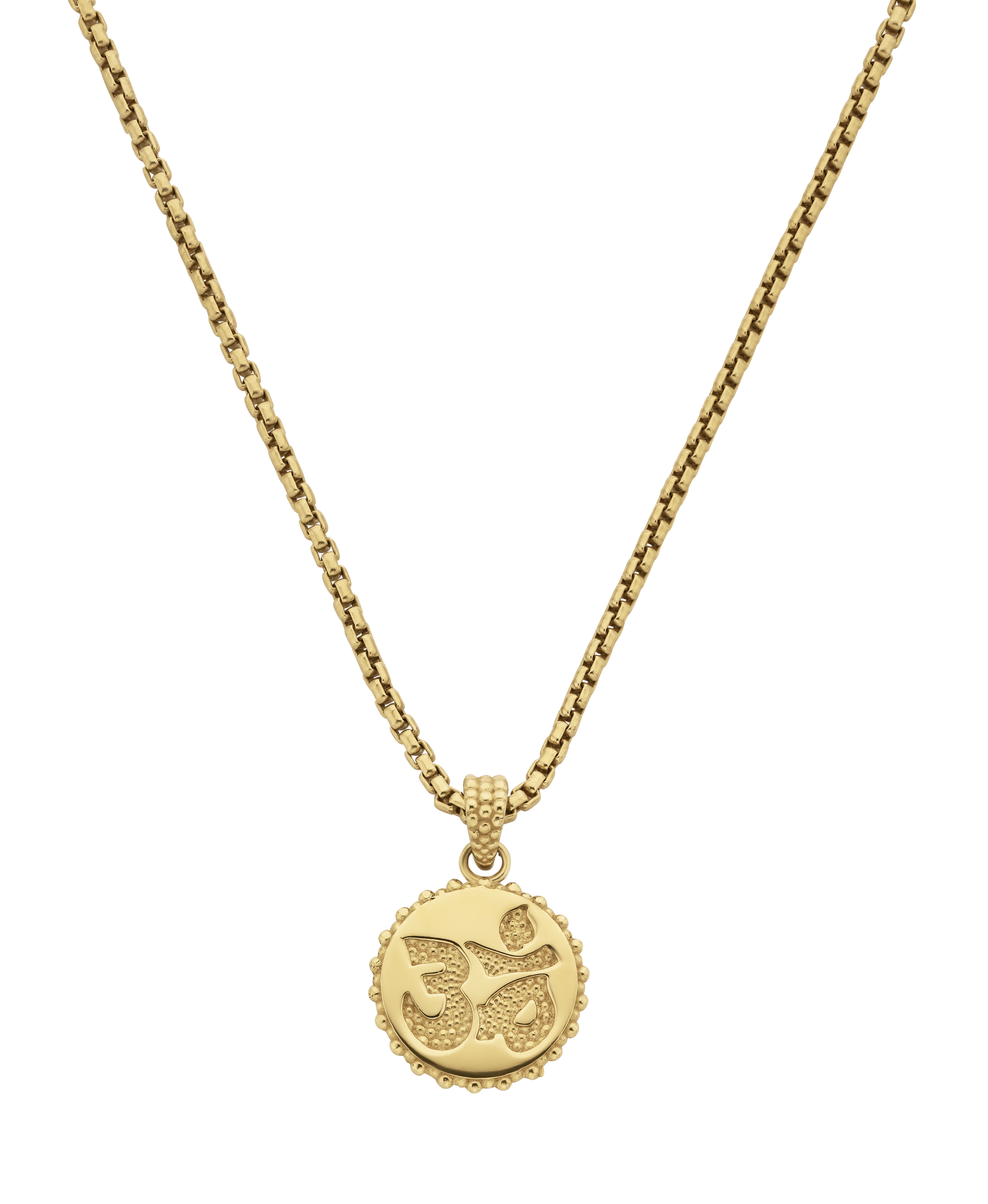 Ōm Necklace - 22k Gold Vermeil