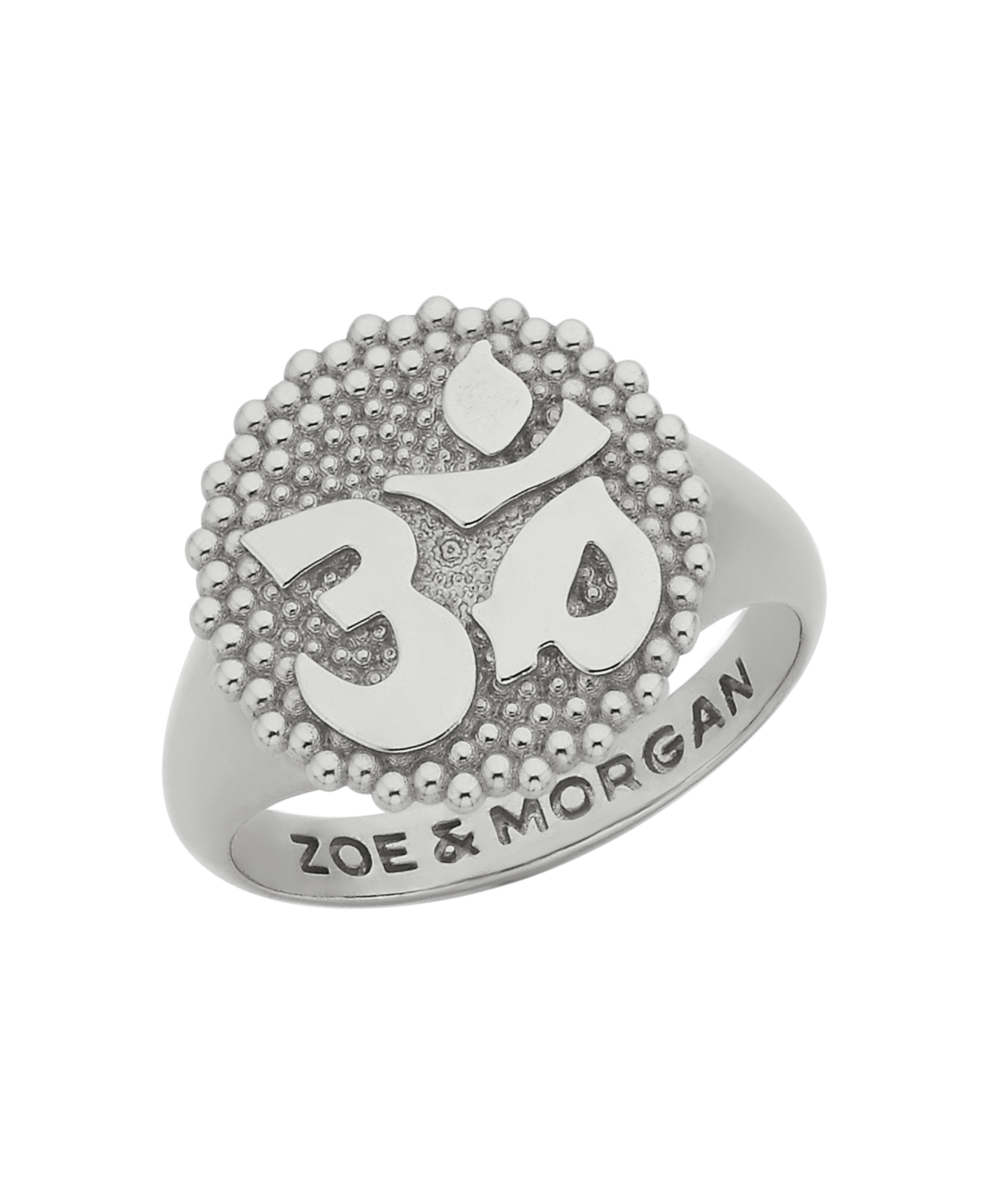 Ōm Ring  - 925 Sterling Silver