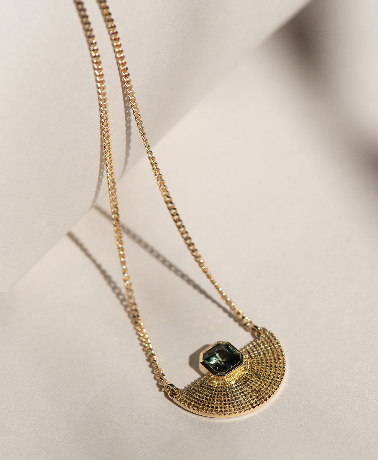 One of a Kind 269 - 18k Yellow Gold, Green Sapphire