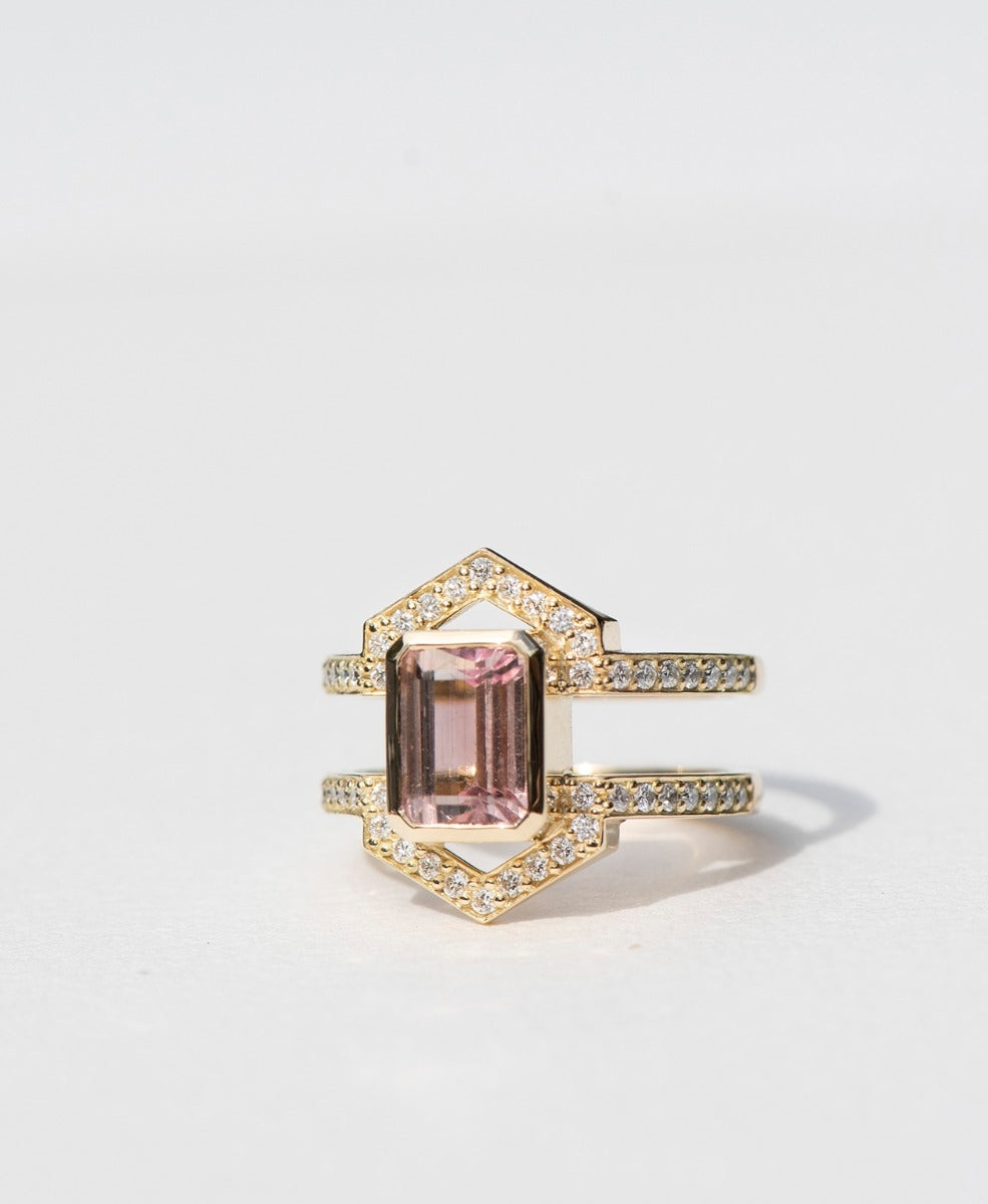 One of a Kind 403 - 18k Yellow Gold, Pink Tourmaline