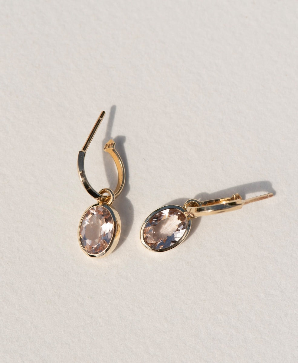 One of a Kind 406 - 9k Yellow Gold, Morganite