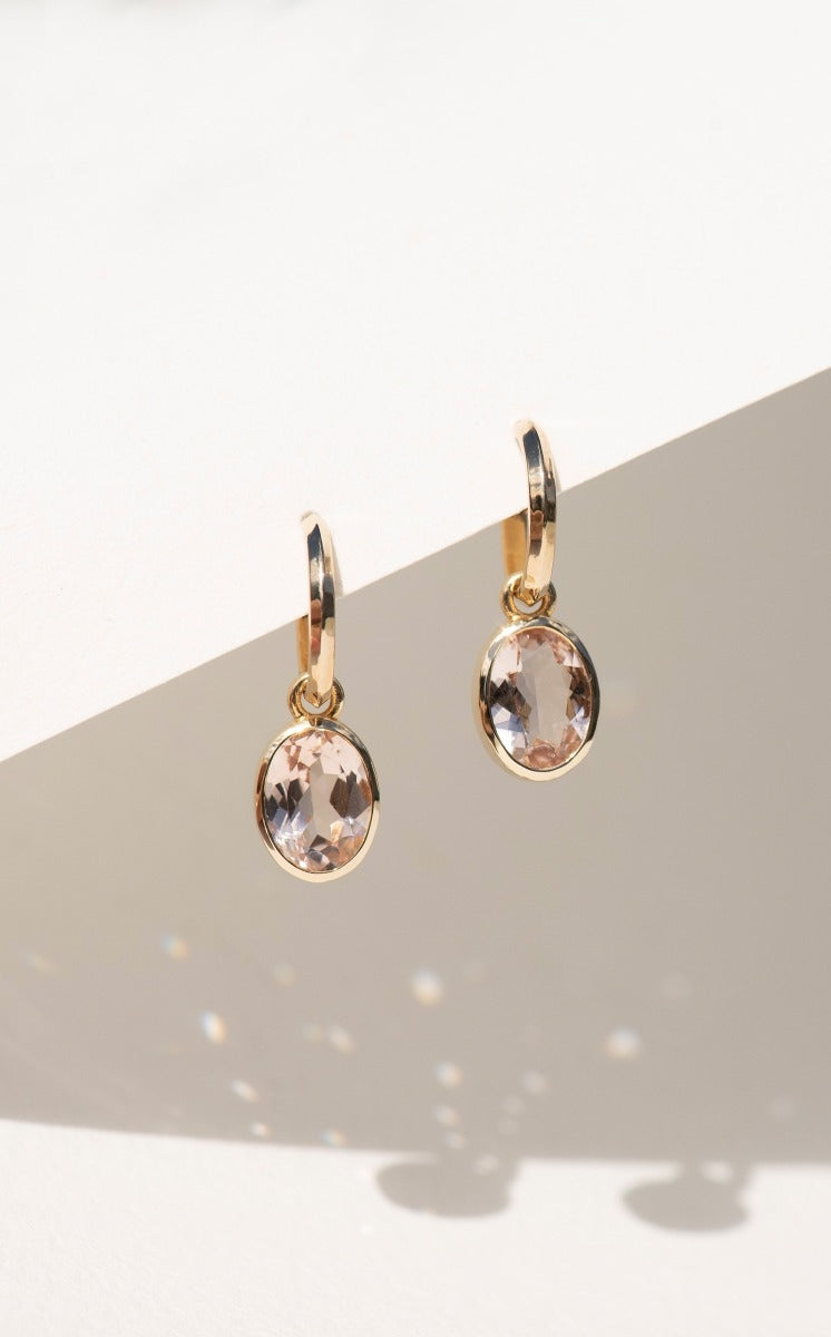 One of a Kind 406 - 9k Yellow Gold, Morganite