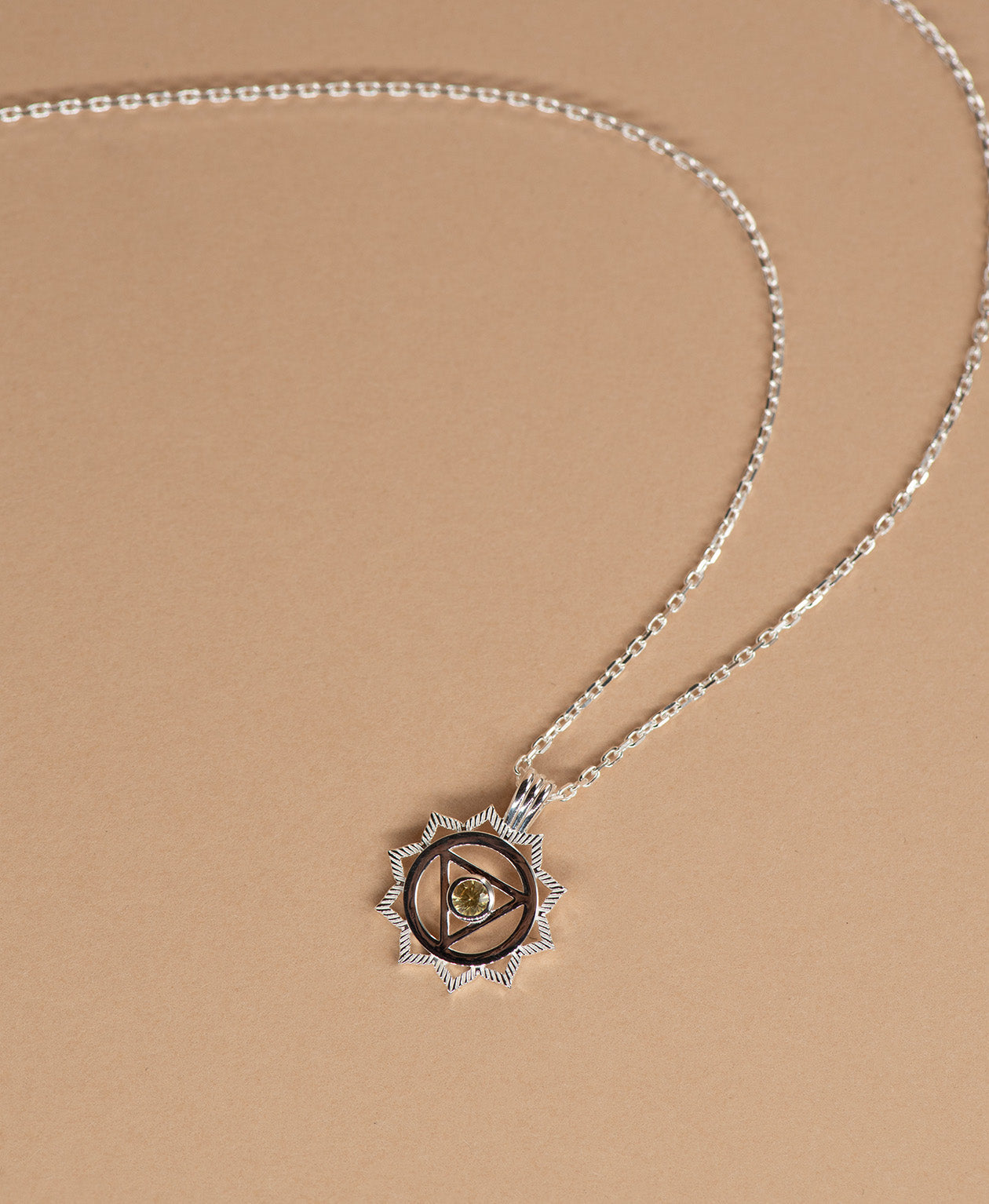 Personal Power Chakra Necklace - 925 Sterling Silver