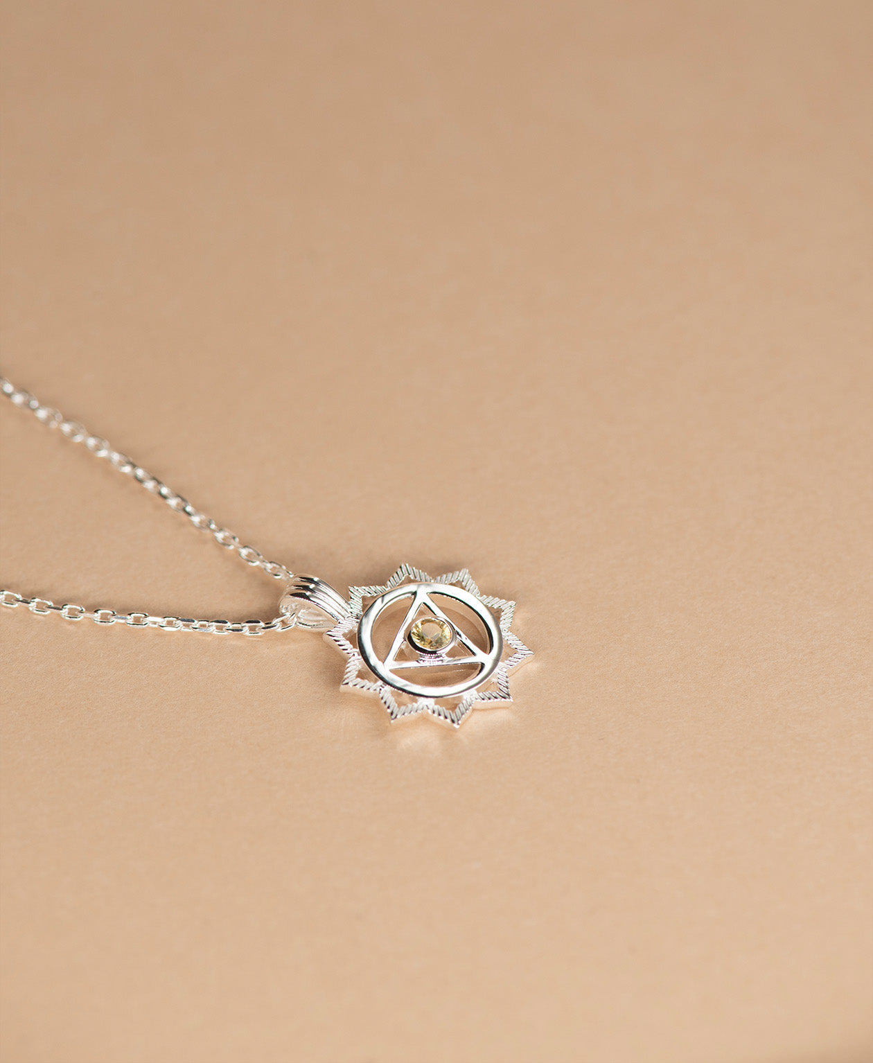 Personal Power Chakra Necklace - 925 Sterling Silver