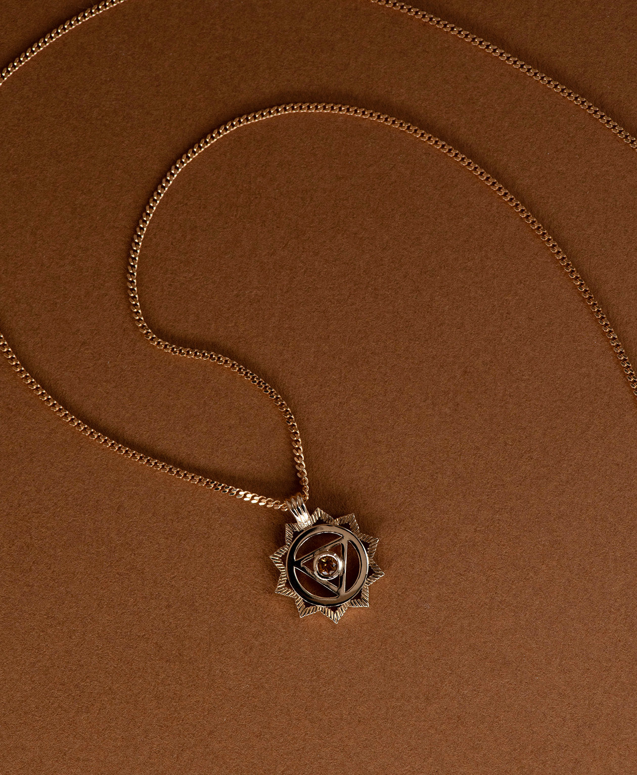 Personal Power Chakra Necklace - 9k Yellow Gold