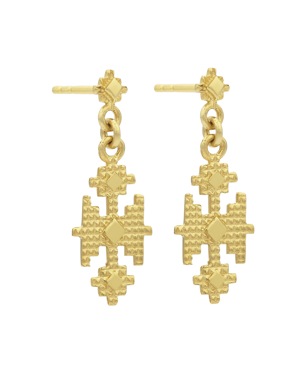 Pisac Earrings - 22k Gold Vermeil