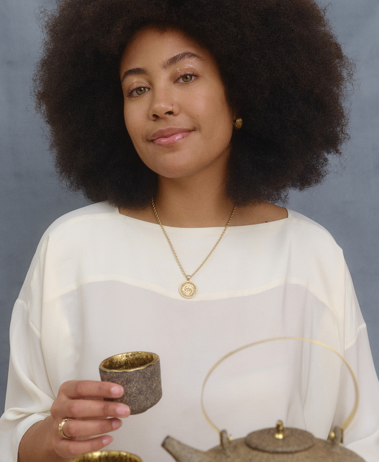 Pisces Necklace - 22k Gold Vermeil