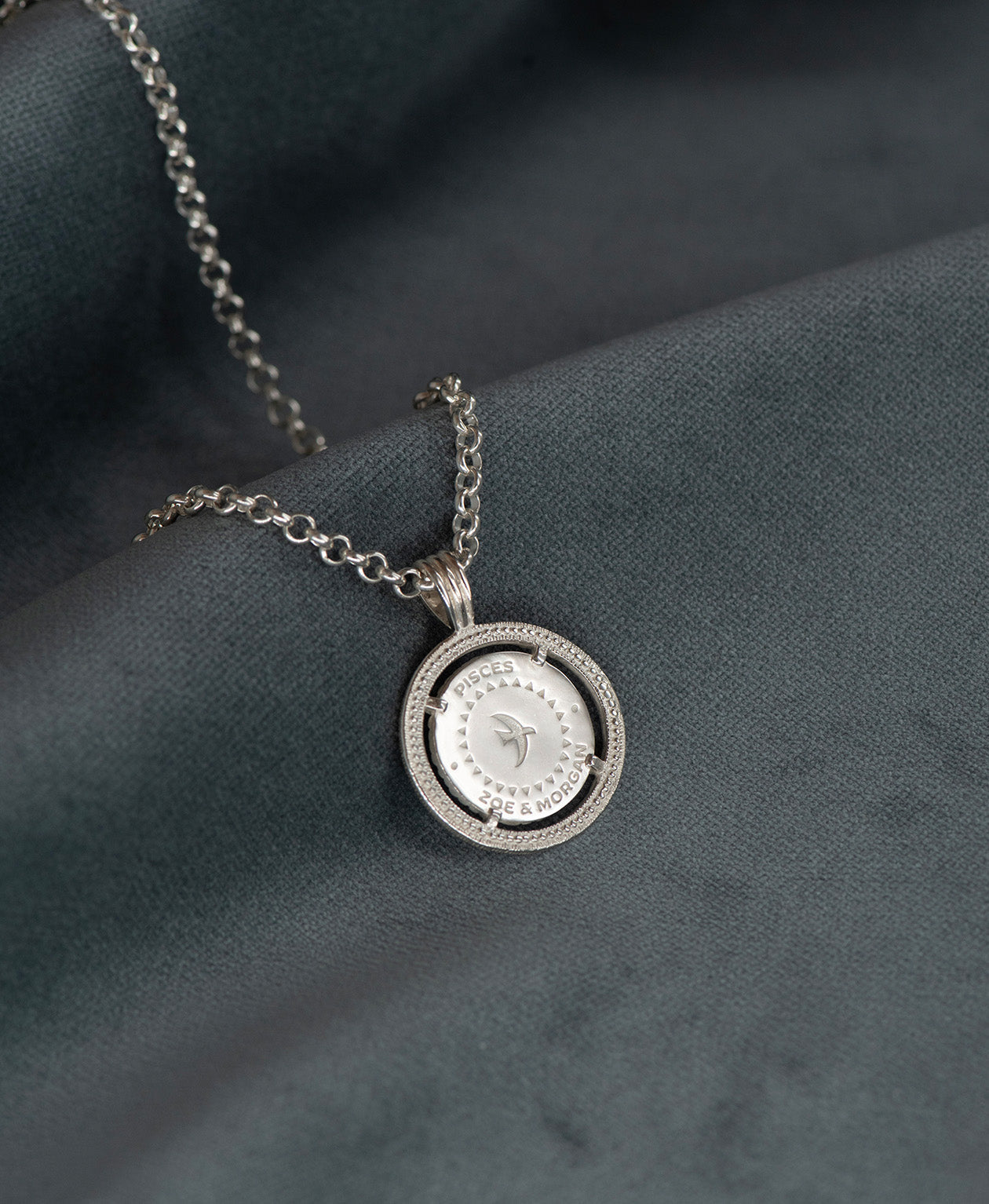 Pisces Necklace - 925 Sterling Silver