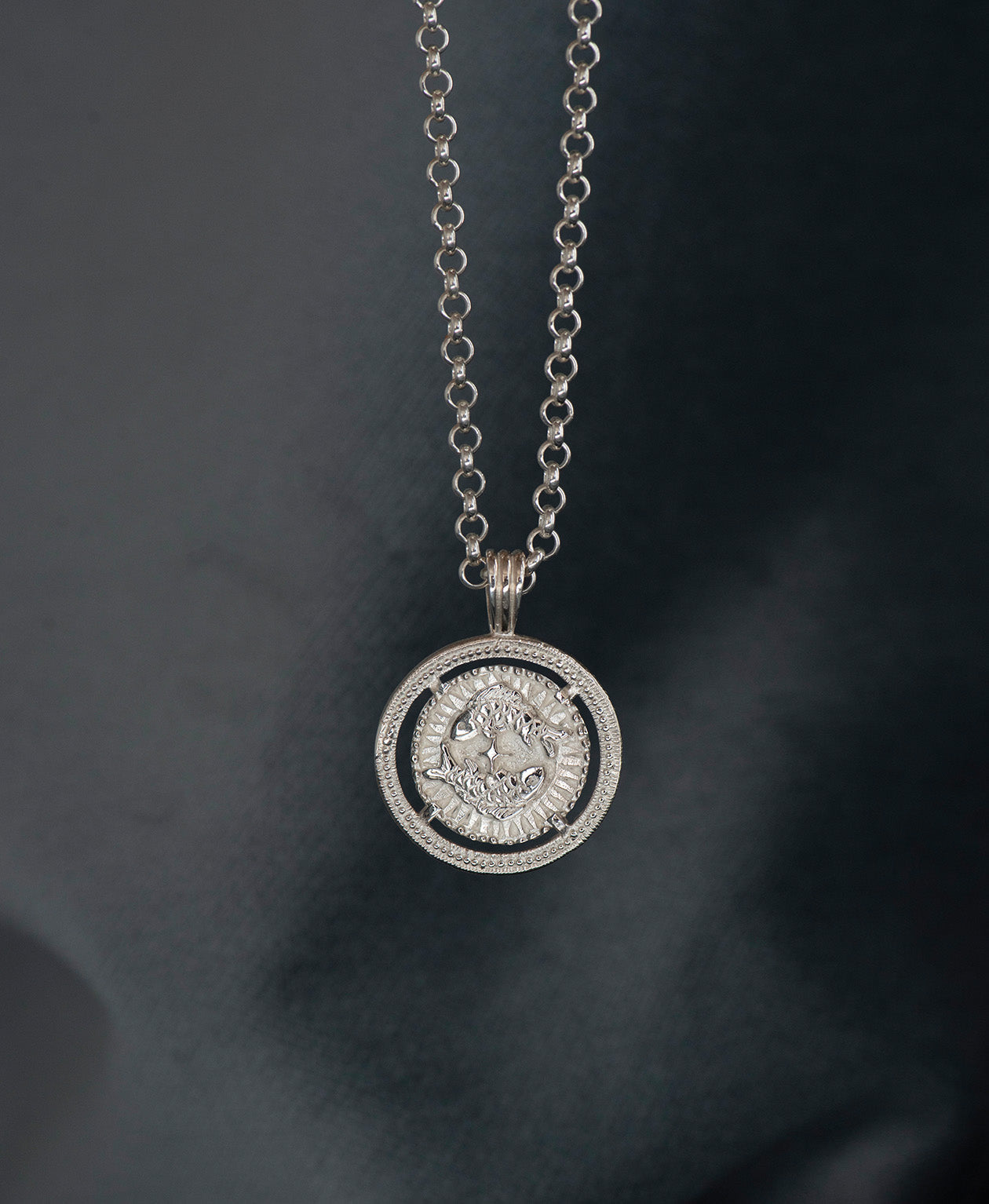 Pisces Necklace - 925 Sterling Silver
