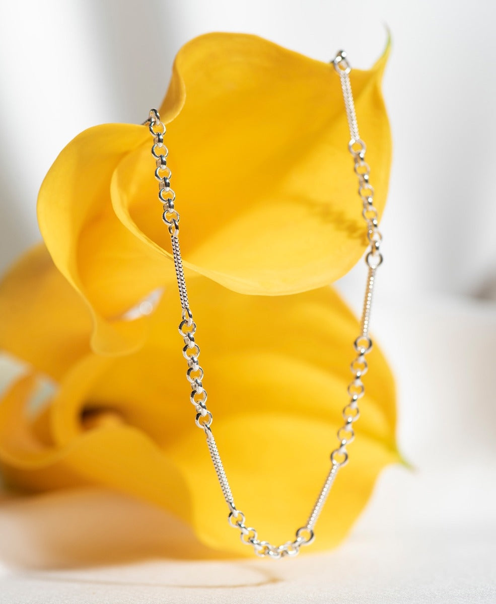 Poppy Chain (40cm) - 925 Sterling Silver | Zoë & Morgan UK