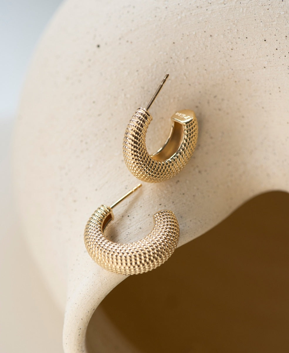 Rhea Earrings - 22k Gold Vermeil