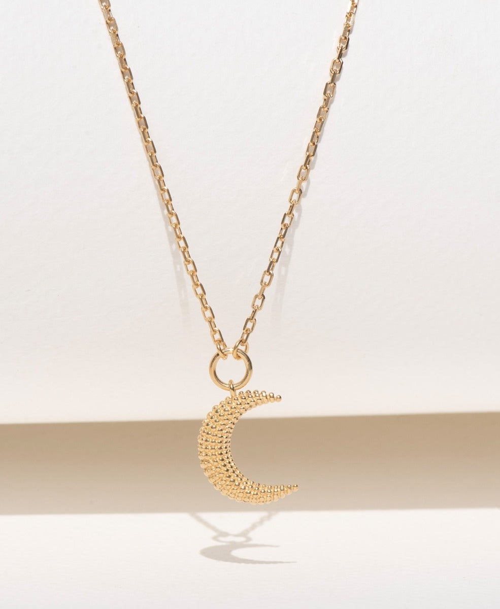 Z&M X Kirsty Gallagher Sacred Moon Necklace - 22k Gold Vermeil