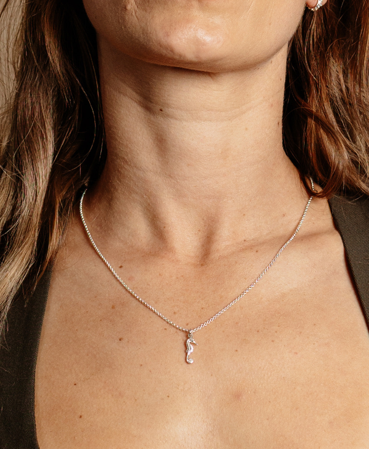 Seahorse Necklace - 925 Sterling Silver