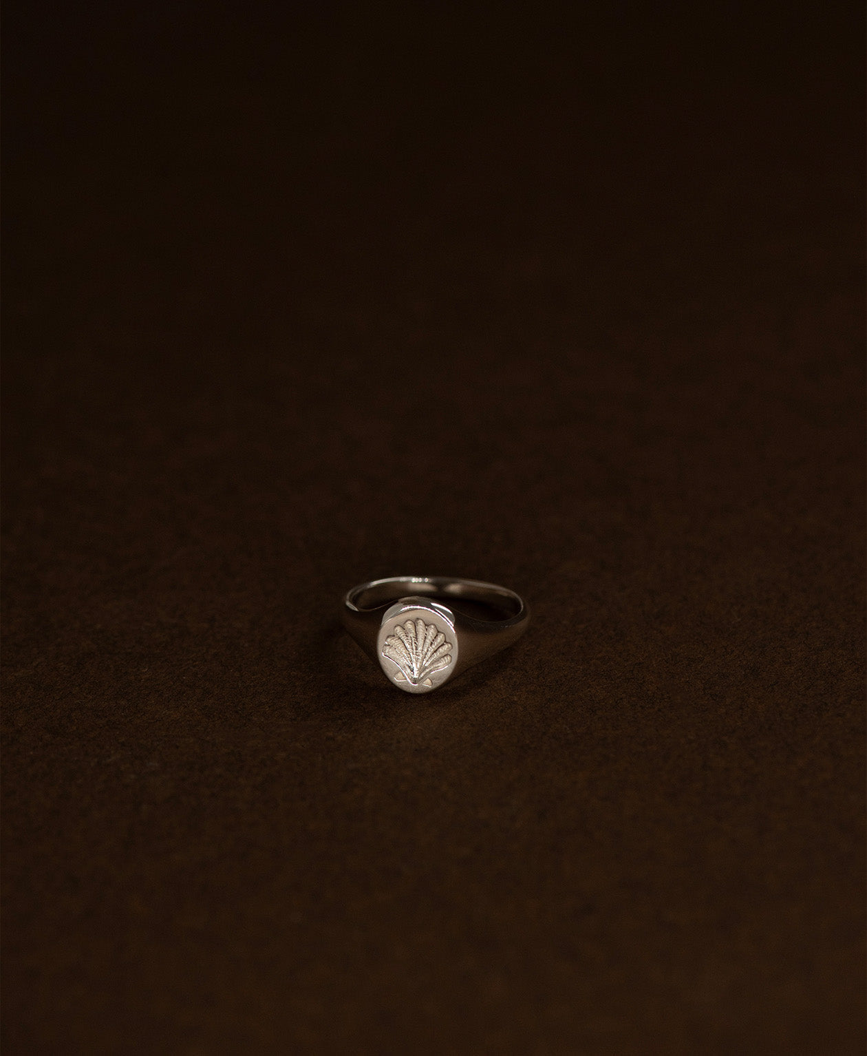Secret Society of Shell Lovers Signet - 925 Sterling Silver